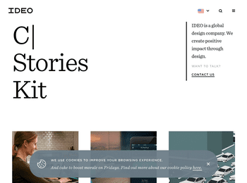 Screenshot of IDEO