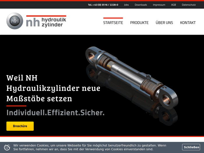 Screenshot of NH Hydraulikzylinder