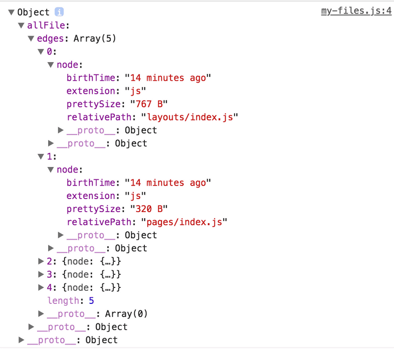 data-in-console