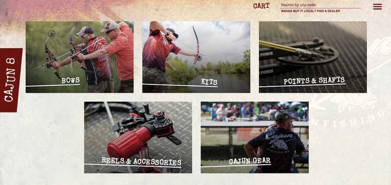 cajunbowfishing.com product categories